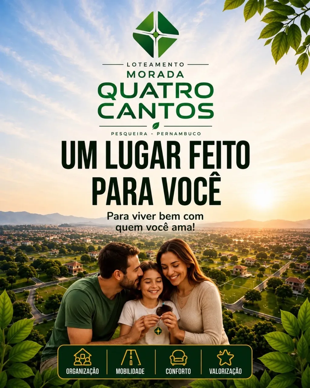 Terreno | Loteamento Morada Quatro Cantos | Lotes à Venda em Pesqueira-PE