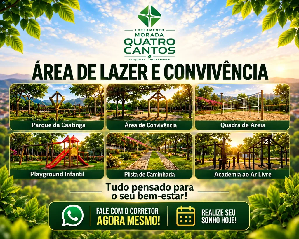 Terreno | Loteamento Morada Quatro Cantos | Lotes à Venda em Pesqueira-PE — foto 4