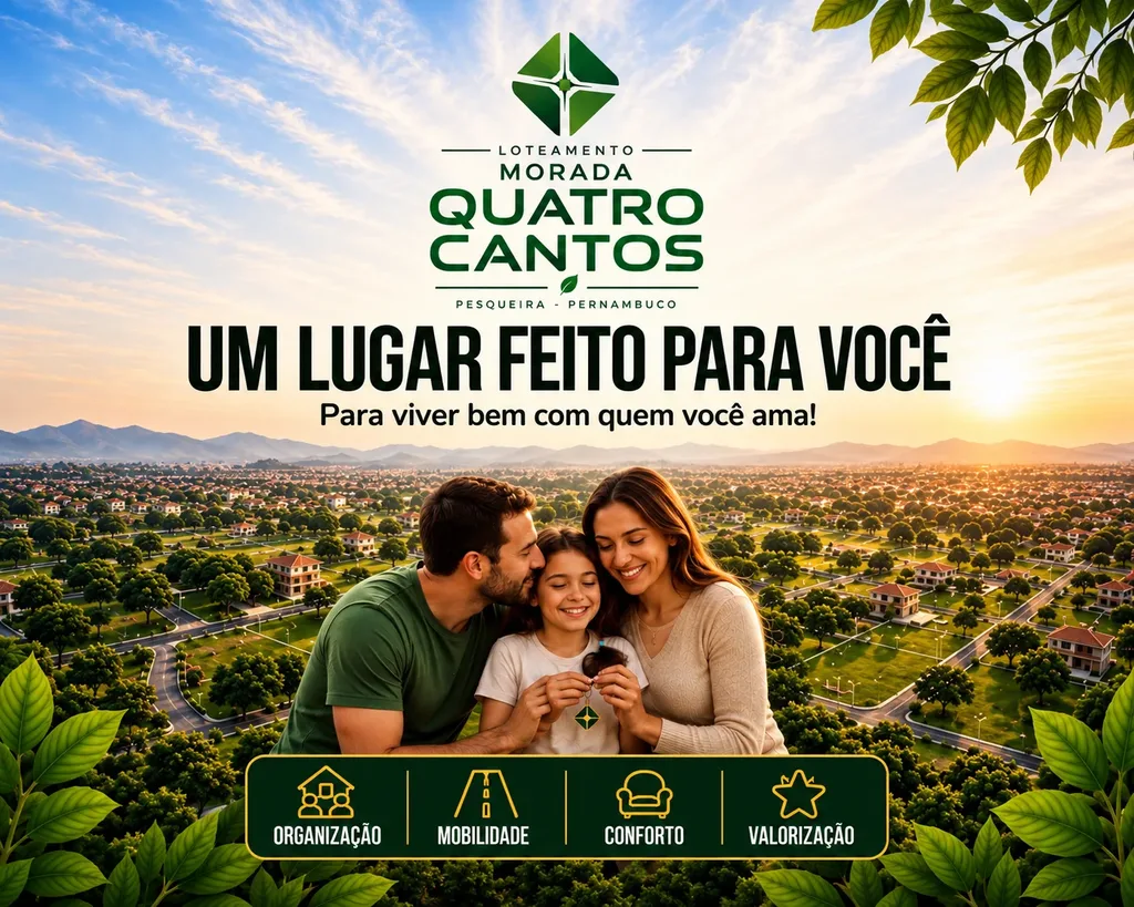 Terreno | Loteamento Morada Quatro Cantos | Lotes à Venda em Pesqueira-PE — foto 1